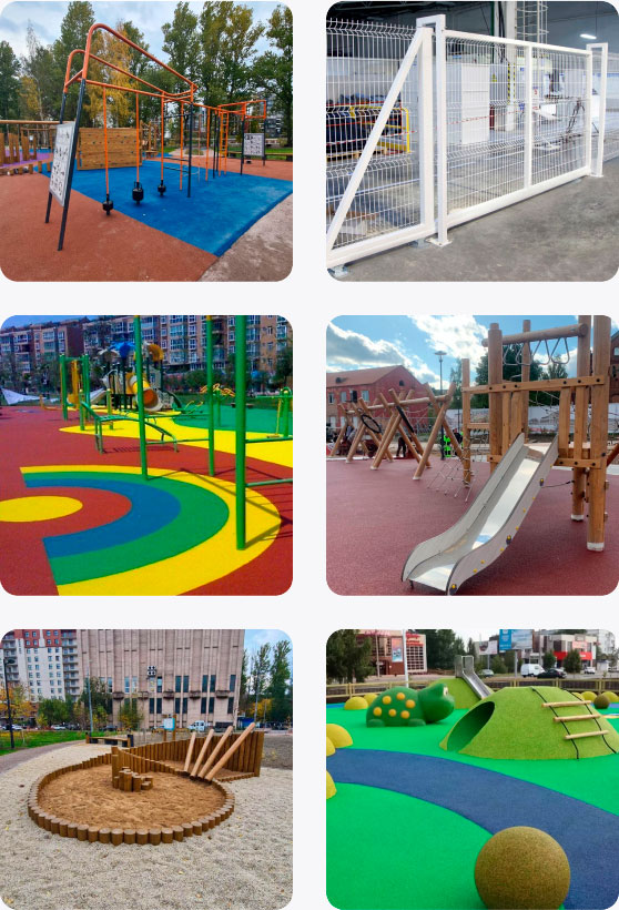 Примеры детских площадок